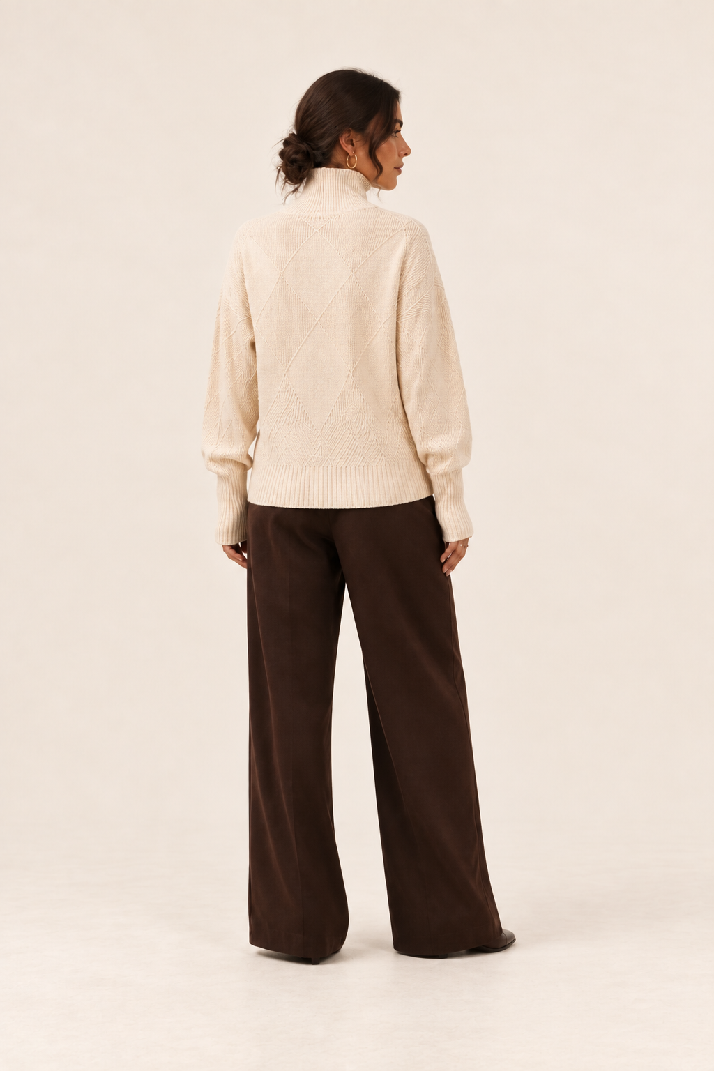Jersey Alma Beige, vista posterior